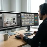 Post-production editing icon - professional color grading and cinematic editing Marietta Ohio